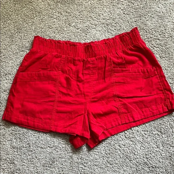 a new day Red High Waist Shorts - Picture 3 of 4